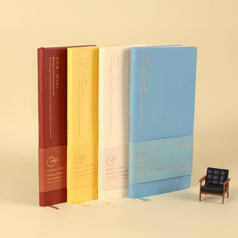 Kinbor Еженедельный планировщик Блокнот Расписание Ежедневный ежемесячный журнал Портативный дневник-планировщик Блокнот SchoolOffic