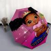 1PC Princess Crown Umbrella-8-Rib Reinforced, Automatic Open, Lightweight & Durable, Fashion Accessory for Outdoor, Beach L0365