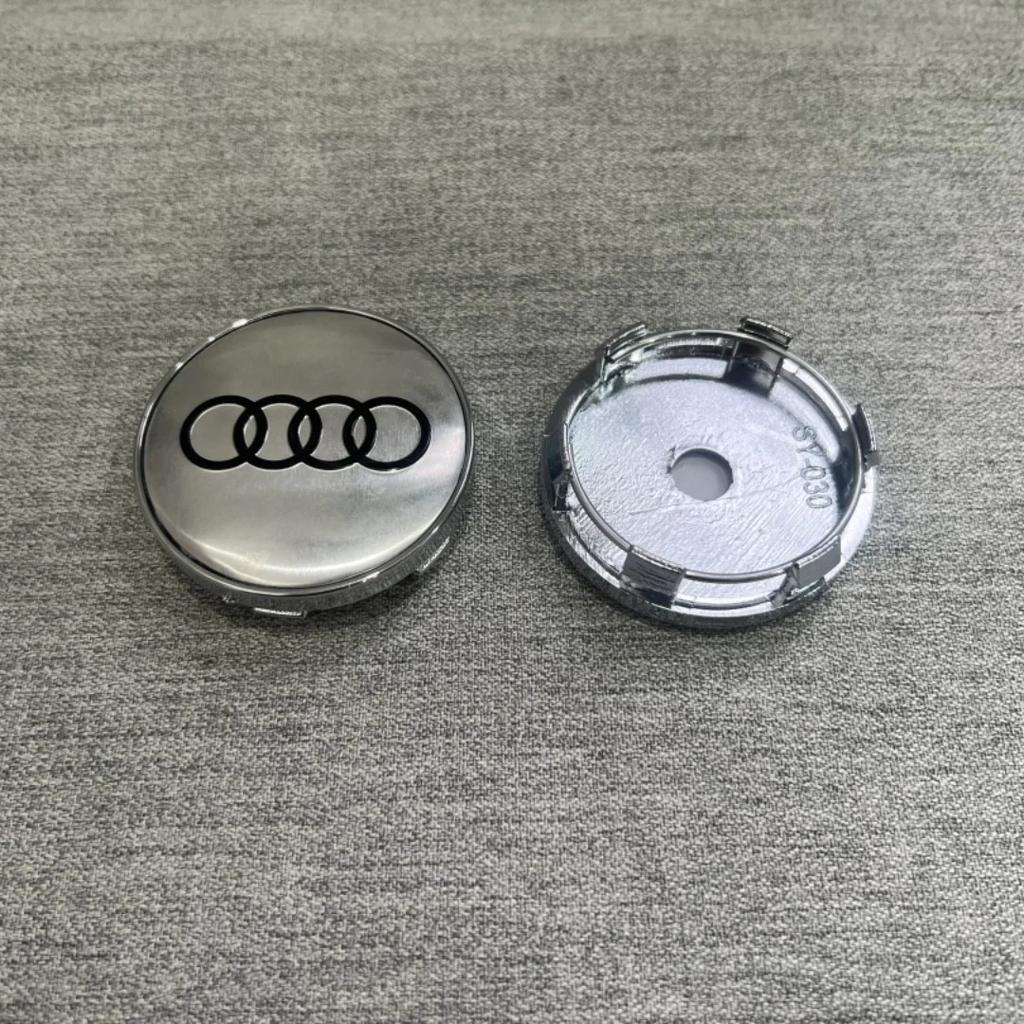 4Pcs 60mm Car Center Wheel Hub Cover Tire Cap For w1 Sline A1 A2 A3 A4 A5 A6 A7 A8 Q1 Q2 Q3 Q4 Q5 Q6 Q7 Q8 TT Auto Accessories1w