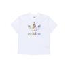 Adidas Originals Pure Color Logo Print Sports Short Sleeve T-Shirt Unisex Tops White HE2519