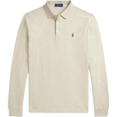 Polo Мужская рубашка-поло Custom Slim Fit однотонная с вышитым пони MNPOKNI16823992-020