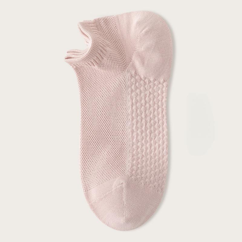 5 пар мягких женских однотонных носков до щиколотки, дышащих, впитывающих пот, удобных хлопковых коротких спортивных носков, высококачественных женских носков