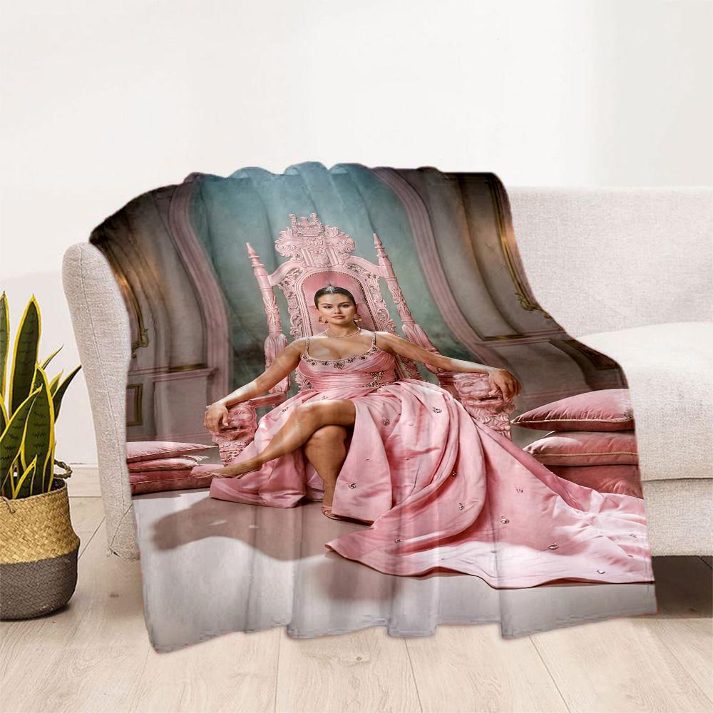 Selena Gomez Blankets are suitable for living rooms,making them an ideal choice for outdoor travel and gifts.