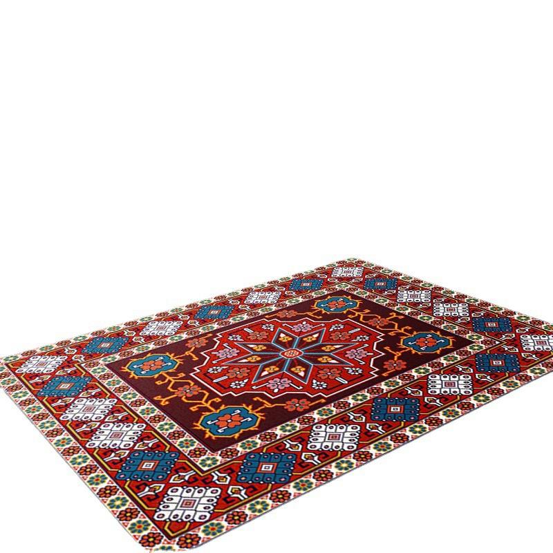 Bohemian National Style Living Room Carpet Retro Hotel Homestay Decoration Carpets Light Luxury Bedroom Bedside Large Area Rug