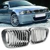 2 шт. Хромированная передняя решетка радиатора "почки" для E46 M3 325Ci 3 Серия 2-дверная 99-06
