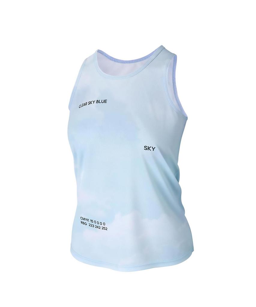 MCNSPORTS Женская майка для бега Cielo Msing-Cielo (W)