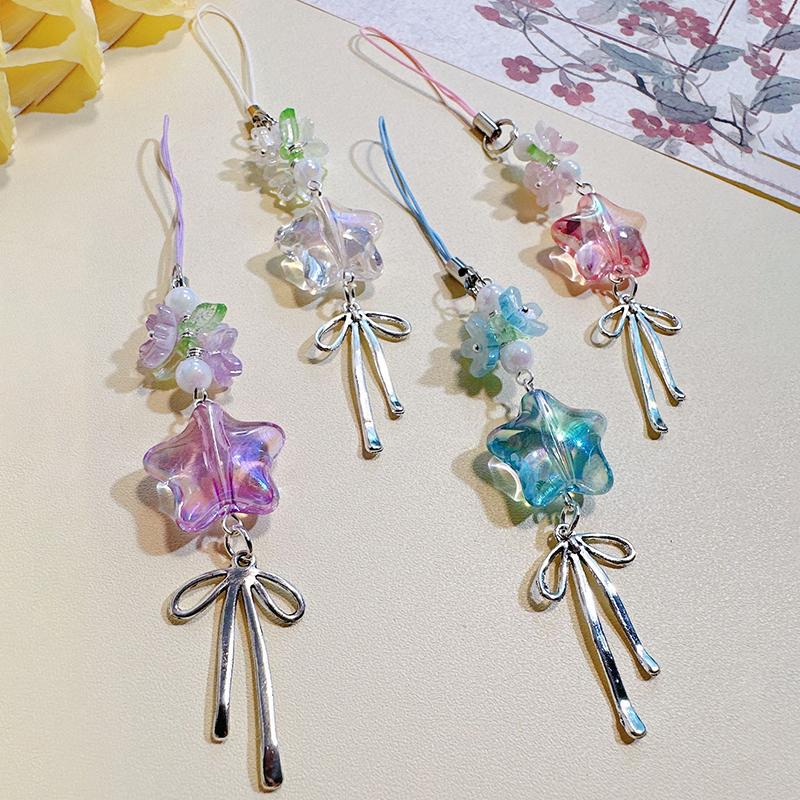 Сакура Звезда Желание Девушка Сердце Цветная Пятиконечная Звезда Мобильный Телефон Ремешок Милый Guben Ccd Подвеска