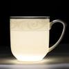 Zhongjingtang Bone China Lidded Tea Cup with Saucer
