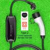 Type2 Portable EV Charger 16A 3.5KW Electric Vehicle Charger Multiple Protections Car Charging Station