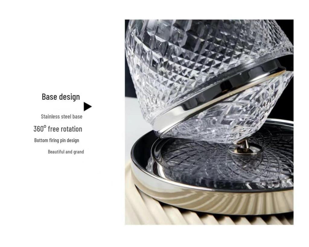 Набор хрустальных декантеров для вина: Роскошная подарочная коробка для вращающихся стаканов