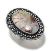Boulder Opal Gemstone Handmade 925 Sterling Silver Jewelry Ring Size 7.5 J9i80