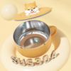 1200ml Noodle Bowl 304 Stainless Steel Bowls with Spoon Cute Large Capacity Fruit Salad Soup Rice Food Container Tableware Gifts