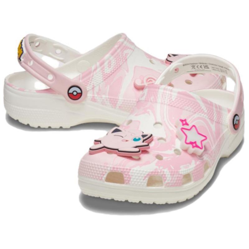 Crocs Classic Minimal Versatile Round Toe Slip On Clogs Unisex Pink 210243-90H