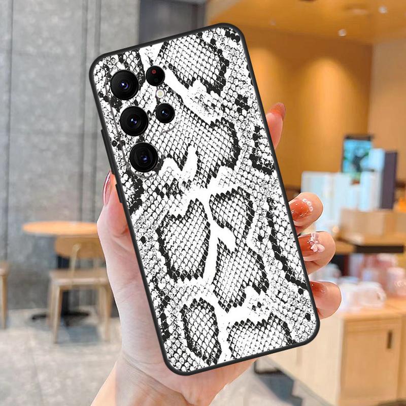 Чехол с принтом змеиной кожи для Samsung Galaxy S23 S22 Ultra S20 S21 FE S9 S10 Note 10 Plus Note 20 Ultra