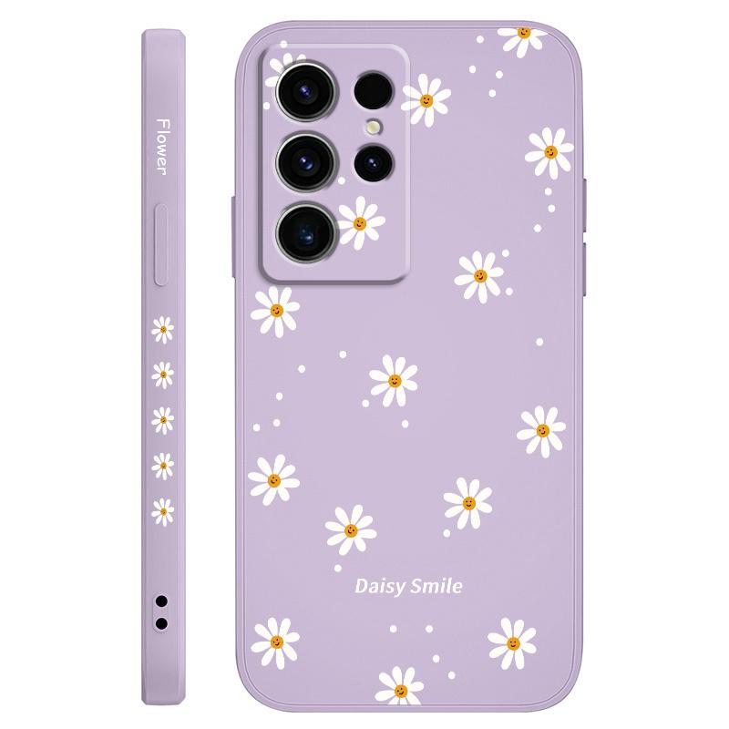 Чехол с ромашкой для Samsung Galaxy S25 S24 S23 S22 S21 S20 S10 S10E Ultra Plus FE Note 20 Ultra Plus