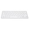 Wireless Keyboard English Thai Bilingual Portable Stylish Ultra Thin Silver White Computer Keyboard