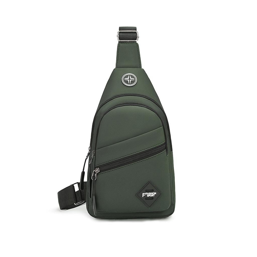 Men's Chest Bag Outdoor Sports Chest Bag Men's Casual Couple Trend Backpack Large Capacity Shoulder Messenger Bag.