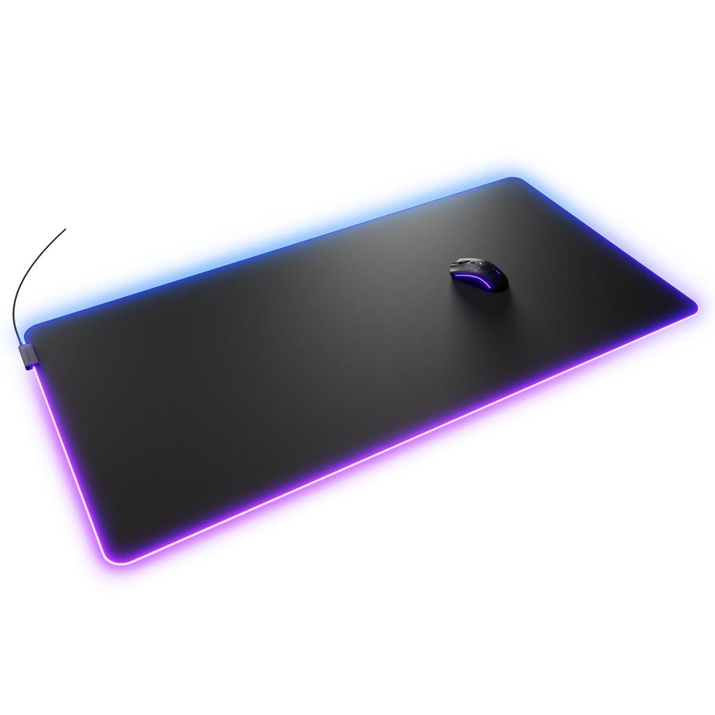 Glorious Коврик для мыши 2 GLED 3XL Черный RGB-подсветка Тканевый игровой коврик для мыши x MS0770 (1220 610мм) GLO-MP2-GLED-3XL-B
