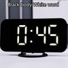 Будильник цифровой электронный умный светодиодный повтор настольный дисплей времени украшение дома 2 порта USB зарядное устройство для iPhone Android Desktop