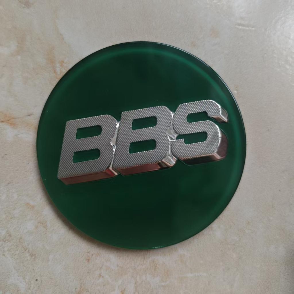 BMN1 4pcs/set 69mm Acrylic PMMA Planar Surface Stickers Car Wheel Hub Center Hub Cap for BBS 0924030 Cap Sticker Accessories
