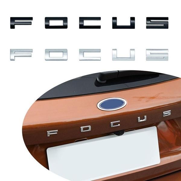 3D Metal Stickers Car Trunk Body Letter Emblem Badge For Focus ST Accessories