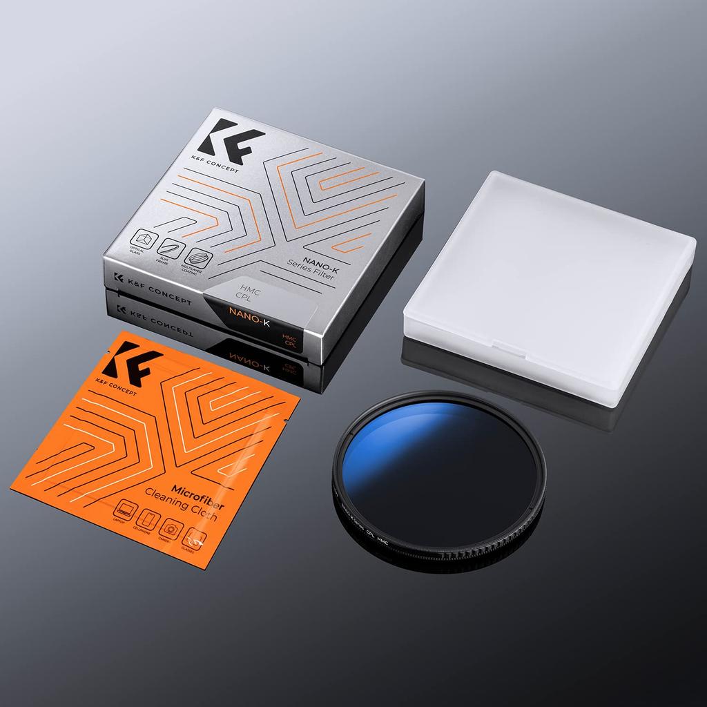 Concept 55mm PL Filter Circular Contrast Reflection Adjustment Lens Filter High Transmittance Thin Frame Circular Polarizing Filter CPL Filter 1