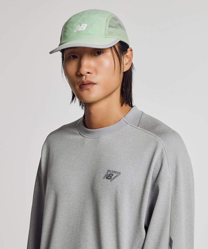 Кепка для бега New Balance Nbgdg25201 / Pf из нейлоновой сетки (Светло-зеленый)