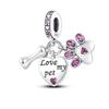 New 925 silver Dumbo series love pendant, suitable for original 925 bracelet DIY gift