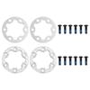 4PCS Brake Gasket Spacer Set for Electric Scooter and E Bike 6 Holes Disc Washer 25mm Suitable for 44MM Rotors Includes Screws
