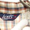 Levi's Винтажная рубашка 70-х годов в клетку, с длинным рукавом, M, коричневая, мужская, б/у