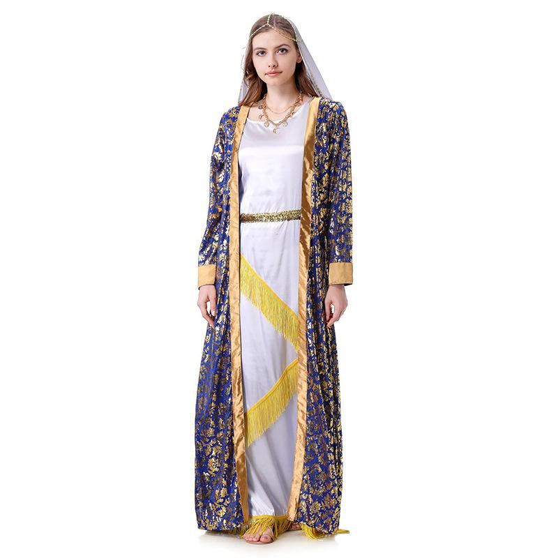 New Halloween Character Costume Dubai Long Dress Dress Fashion Women's Clothing Muslim Fashion