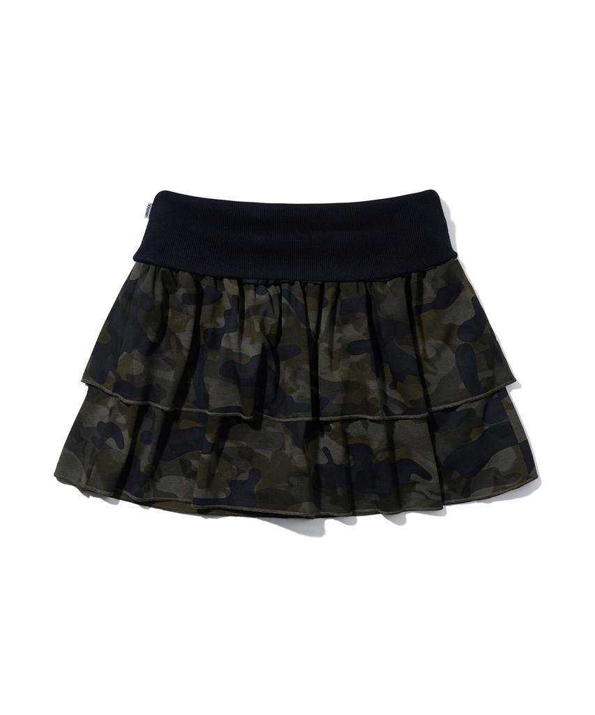 Yuhee Cancan Jersey Skirt_Khaki
