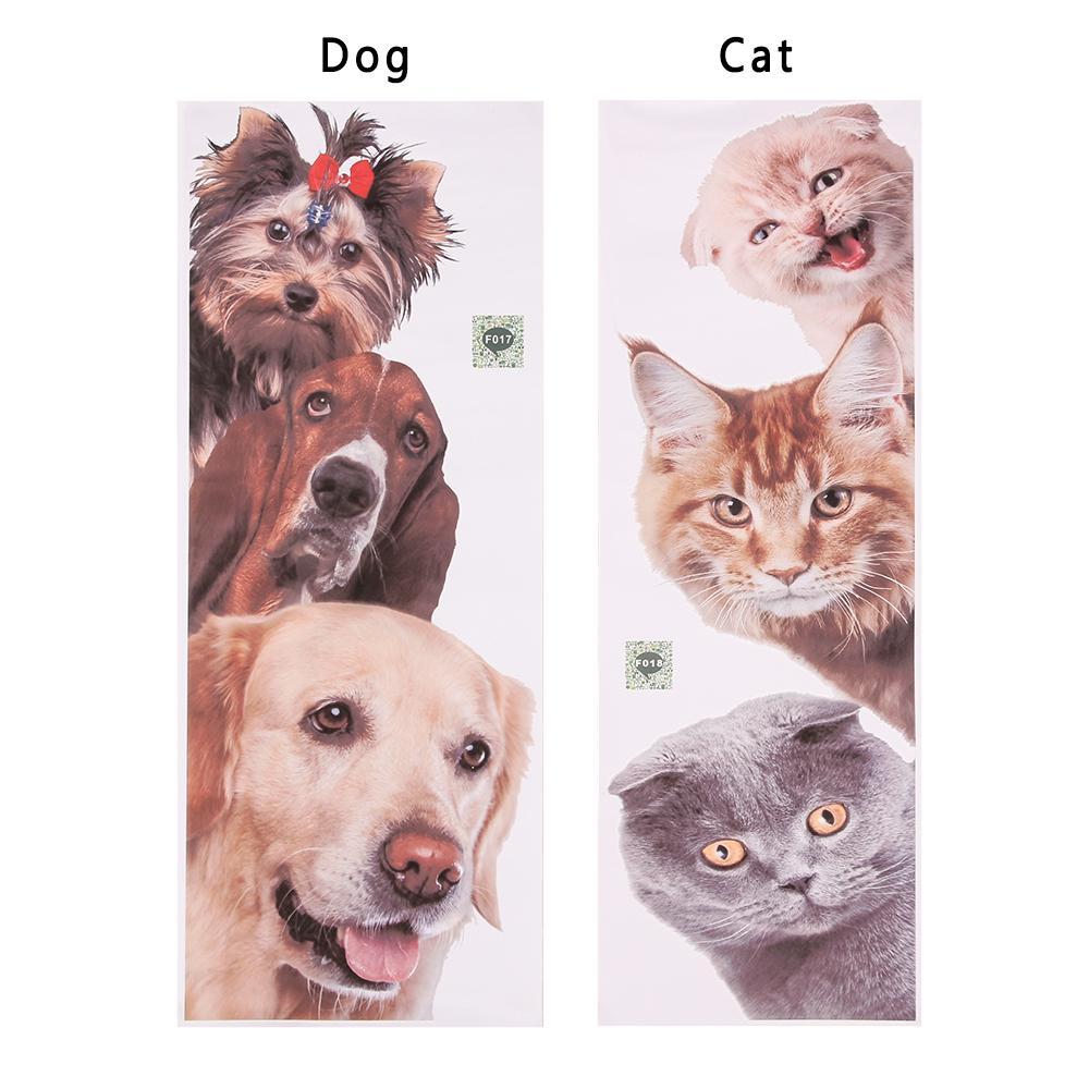 1шт DIY украшения для холодильника настенное искусство собака 3D наклейка на стену смешные животные настенные обои