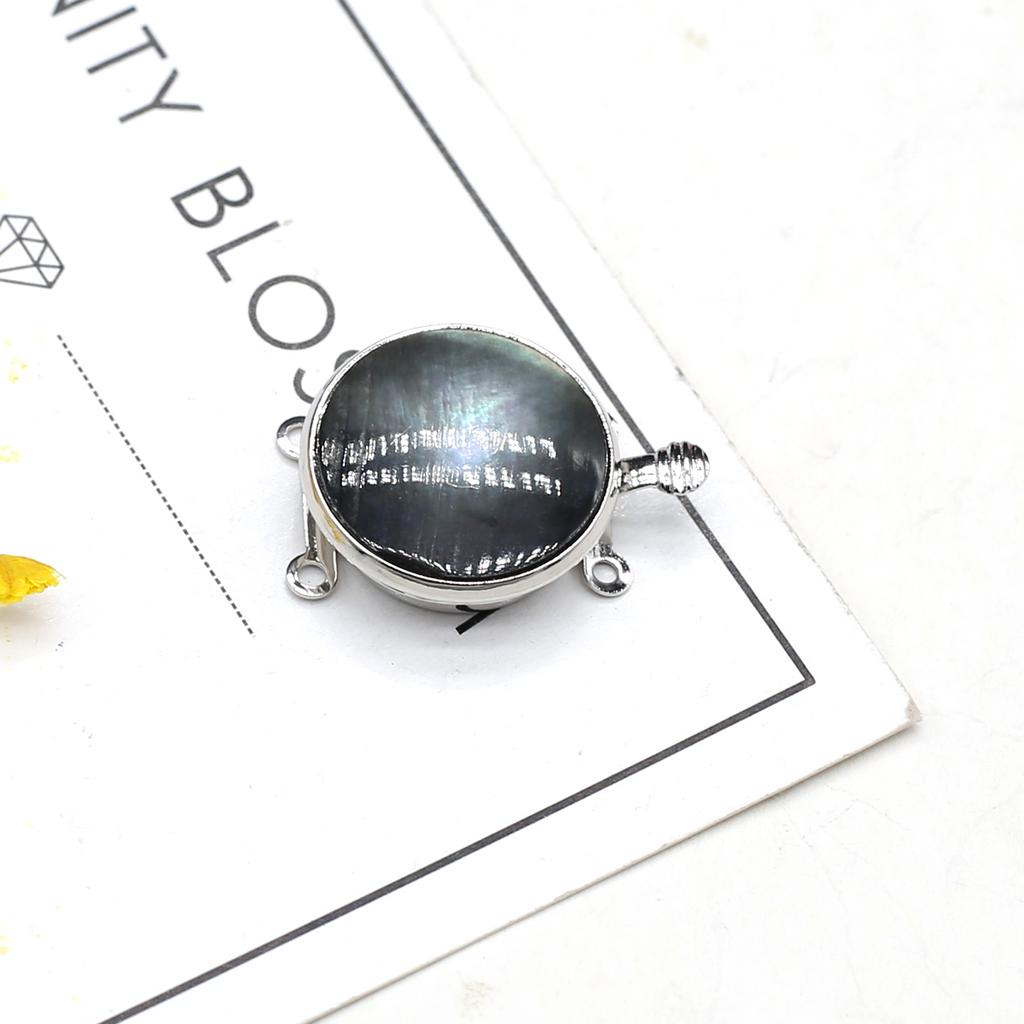 Ожерелье с подвеской в ​​виде ракушки из натурального морского ушка, ювелирные изделия с пряжкой, колье-колье круглой формы, модные элегантные идеи подарков, ювелирные изделия