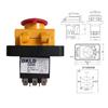 Waterproof 7 Pin Push Button Switches 400V 10A Electromagnetic Power Switches for Industrial & Marine Applications