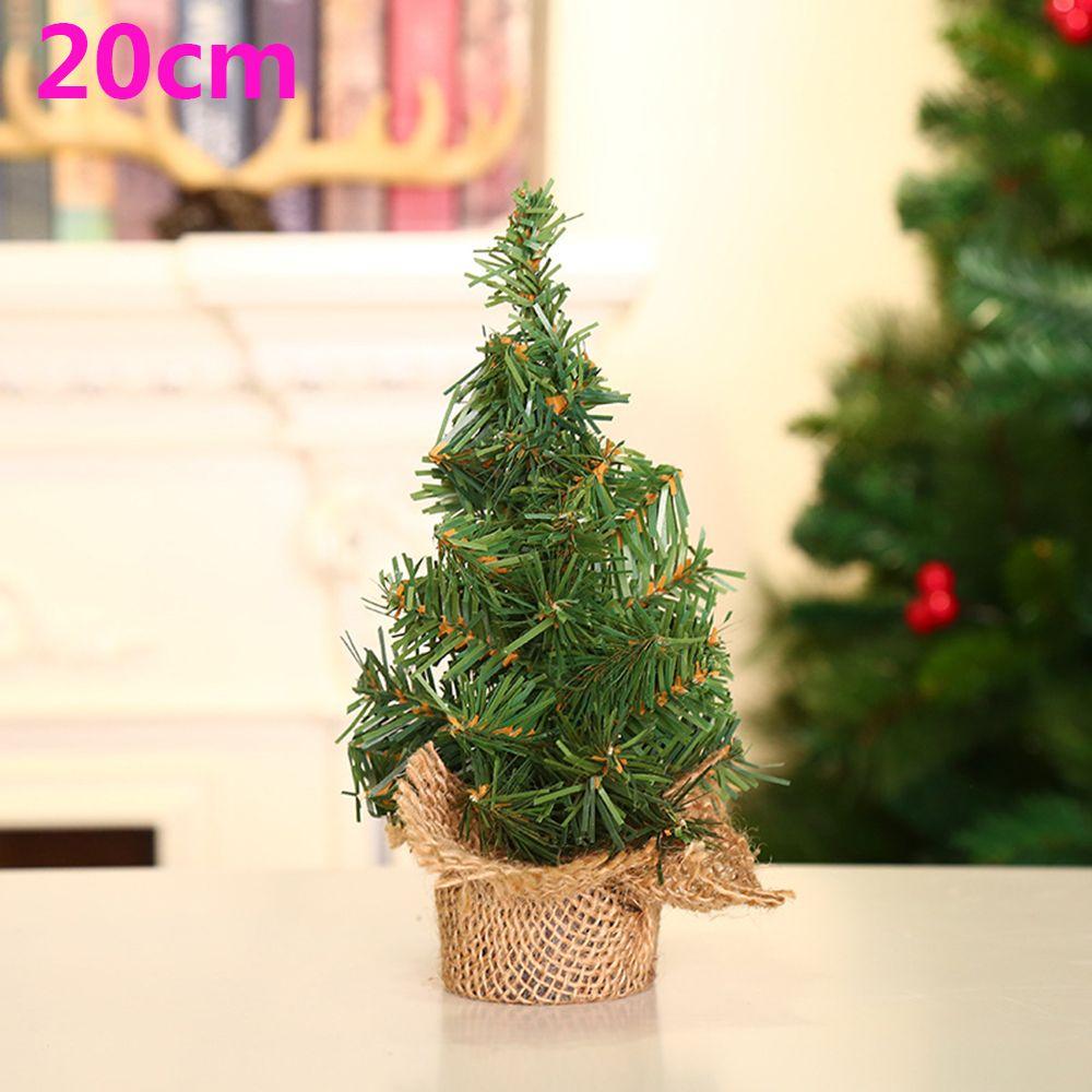 New Year Gift Wedding Decorations Table Ornament Mini Xmas Tree Artificial Plants Christmas Decor