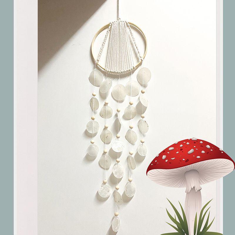 Seashell Wind Chime: Handmade Minimalist Bedroom Hanging Ornament and Gift