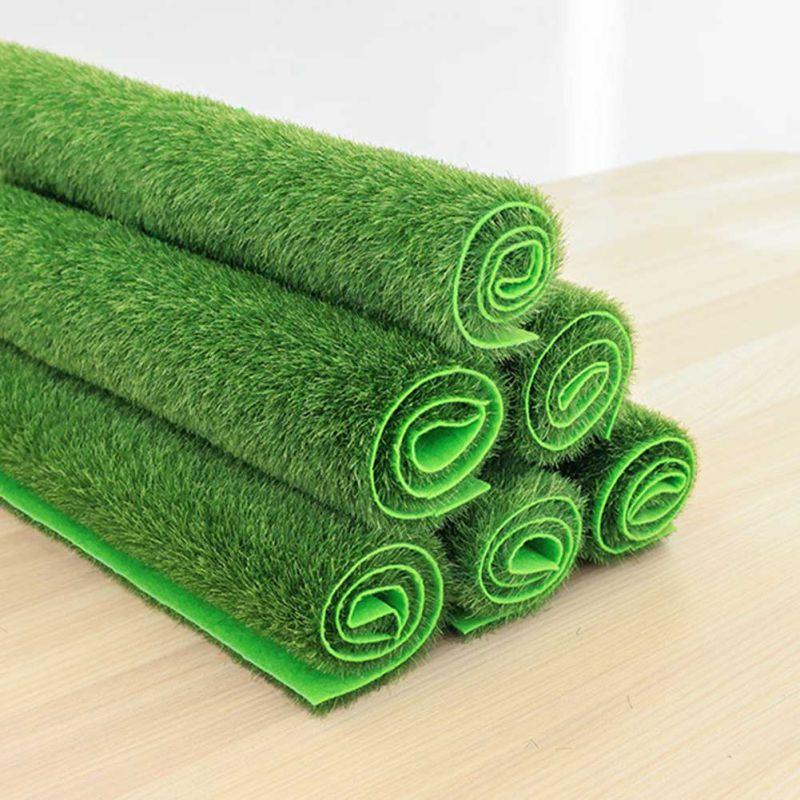 15/30 см искусственная трава для газона, газонная трава, самодельное зеленое искусственное растение для декора сада, имитация флокирования, ландшафтное украшение