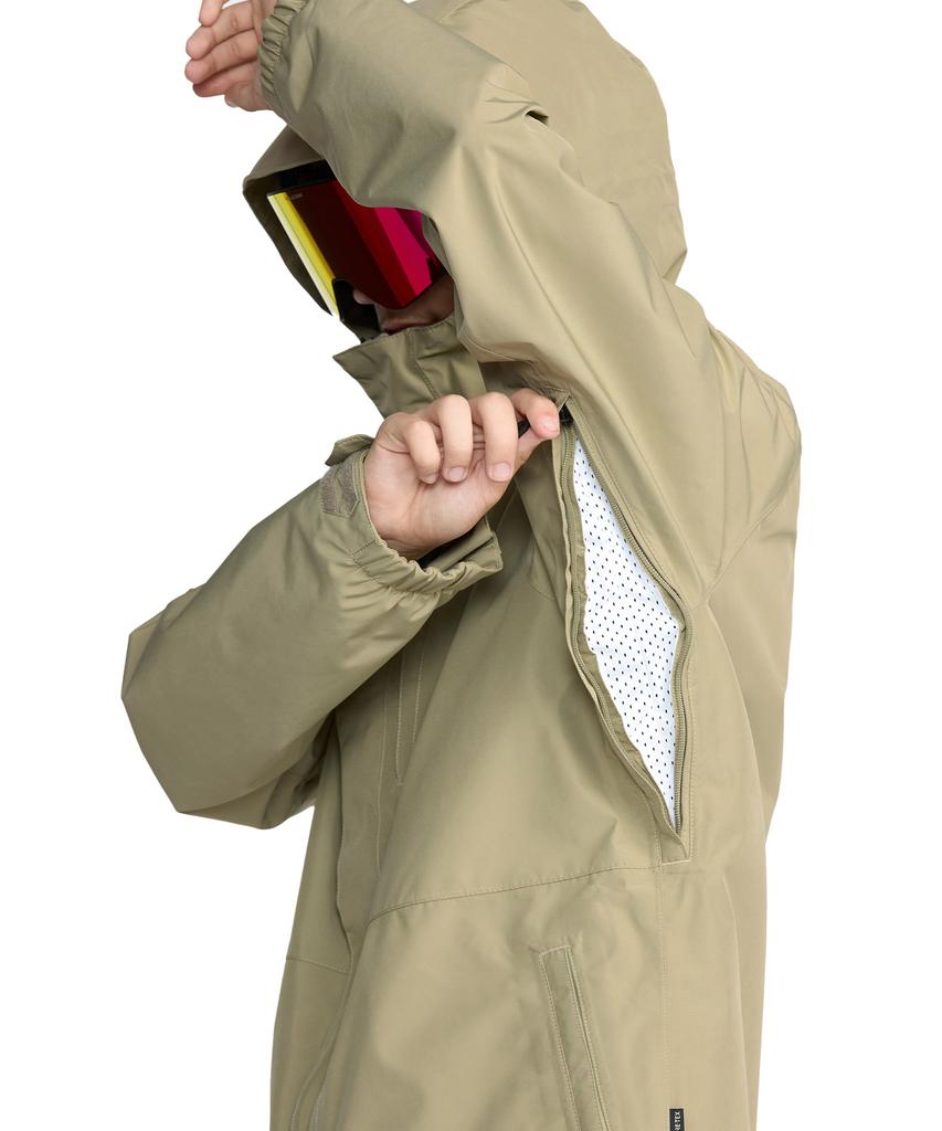 Volcom Men'S Dua Gore-Tex Jacket (Moss Green)