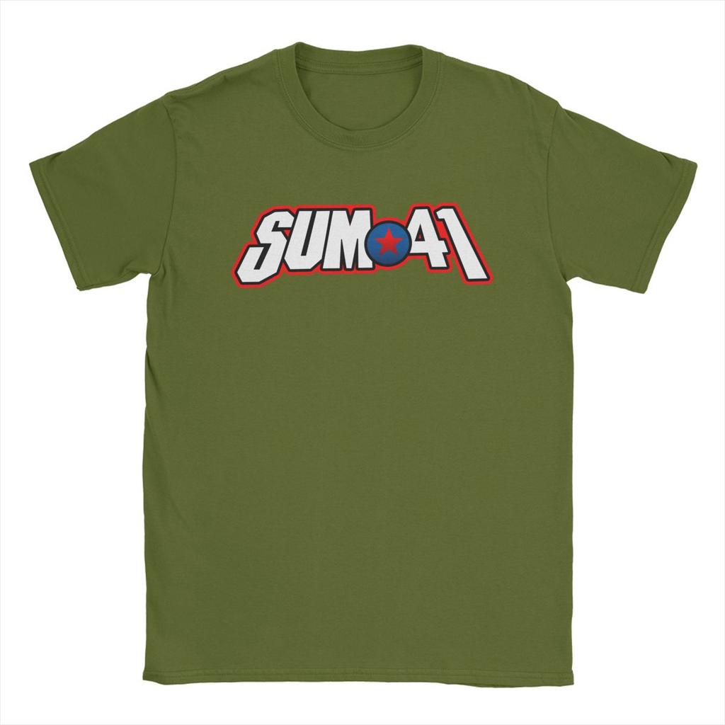 Sum 41 Band Men's T Shirts SUM41 Punk Amazing Tees Short Sleeve O Neck T-Shirt 100% Cotton Birthday Present Clothes