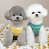 Pet Cat Small Dog Puppy Teddy Dog Clothes Striped Vest Spring and Summer Thin