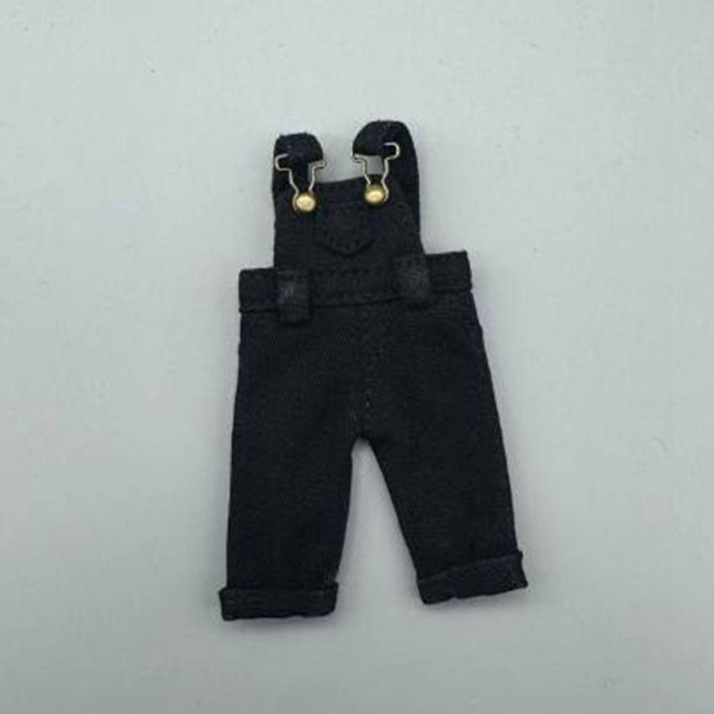 Mini Cute Jeans Trousers Shirt Denim Pants T-shirt Tops for 1/12 BJD Dolls for Ob11 Ymy Dolls