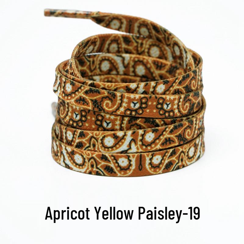 Cashew Flower Shoelaces for Air Force 1, Canvas Shoes, and Dunk Sneakers – Unisex