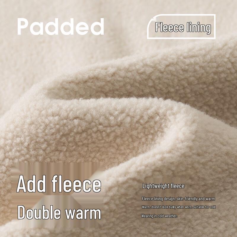 Мужской кардиган на молнии с капюшоном и флисовой подкладкой NVG·YOUNG