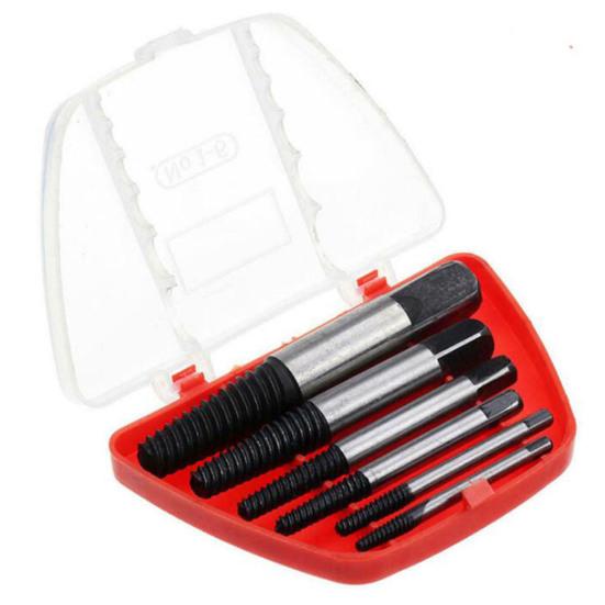 6/8 шт., экстрактор сломанного винта, высокая твердость, средство для удаления поврежденных гаек из углеродистой стали с ящиком для хранения, для домашнего использования