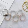 For iWatch SE Series 10 9 8 7 Cases Aluminum Gold Accessories for Apple Watch Case 46mm 42mm Metal Bumper Protective Cover Frame