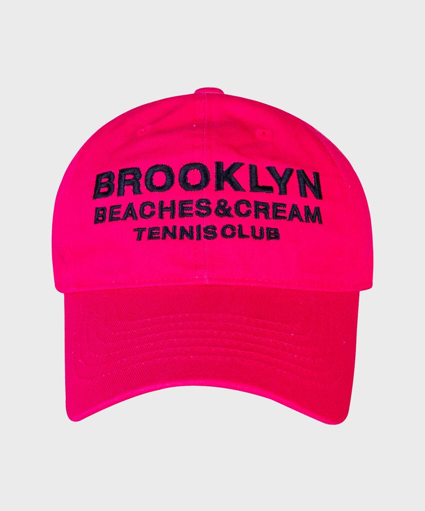 Кепка-бейсболка Bichiseuaenkeulim Brooklyn Tennis Club - Ярко-розовый