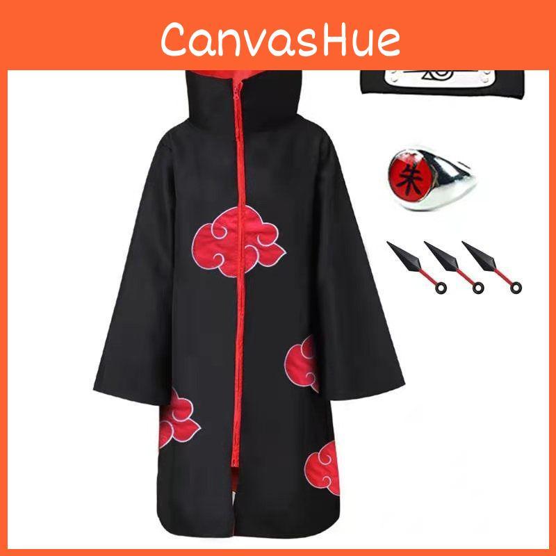 Сложное кимоно-плащ Акацуки Учиха Тоби Обито Костюм для косплея для любителей аниме