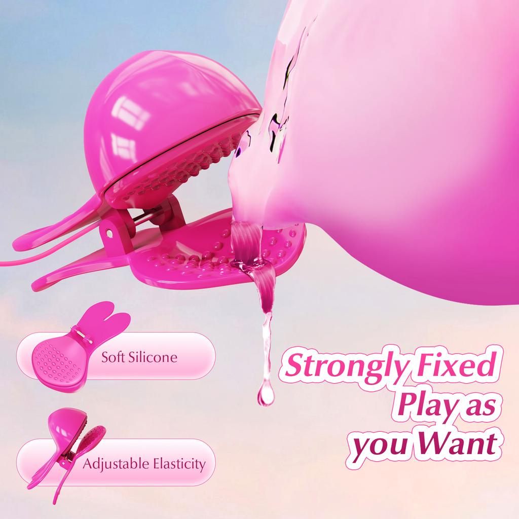 Вибратор для сосков Стимулятор клитора 10 режимов вибрации BDSM игрушка Игрушка для женского сексуального удовольствия Вибрирующие зажимы для сосков, Секс-игрушки