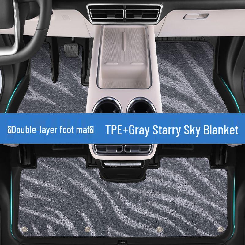 MG4 Floor Mats - Scratch-Resistant, Anti-Slip, Odorless TPE Material, Fits 2025 Model, Eco-Friendly